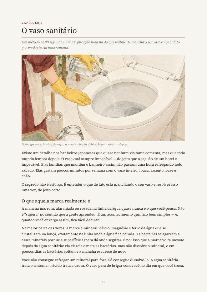 Página de abertura do capítulo O vaso sanitário