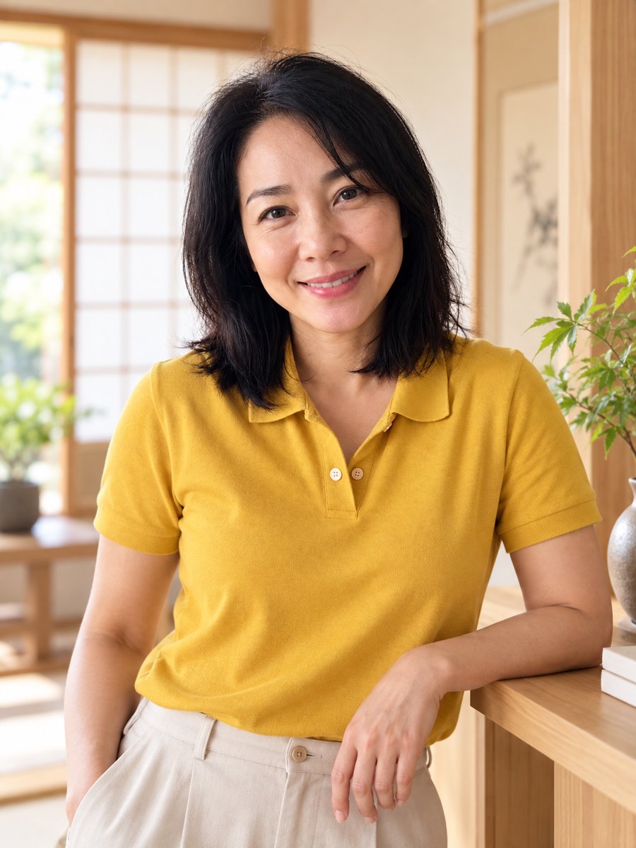 Shimizu Michiko, apresentadora do canal Vida à Japonesa